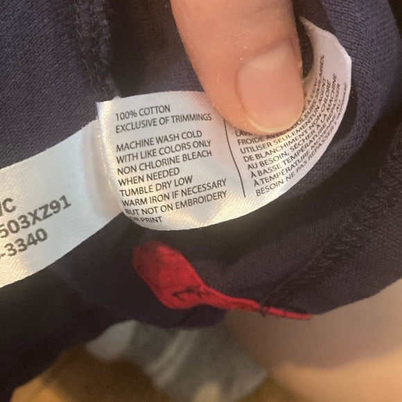 U.S. Polo Assn. Blue and Red Polo Shirt Classic Style - Picture 8 of 8